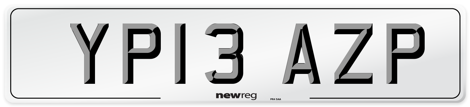 YP13 AZP Number Plate from New Reg